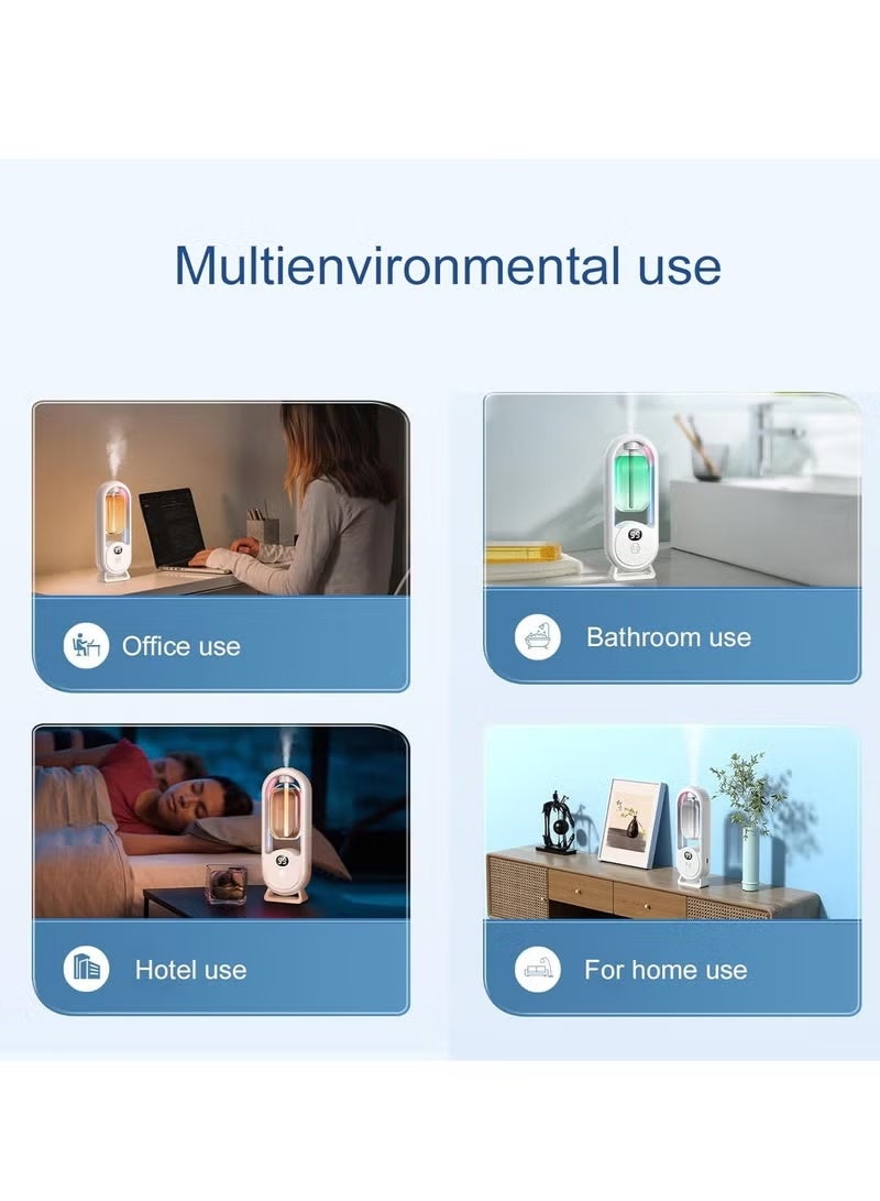 Automatic Aromatherapy Diffuser, Automatic Diffuser Sprayer Toilet Freshener Intelligent Aromatherapy Diffuser Mini Air Freshener Humidifier - Image 3